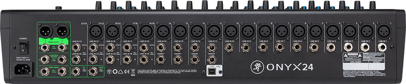 🇺🇸 Mackie Onyx 24 Premium Analog Mixer with Multi-Track USB recording.