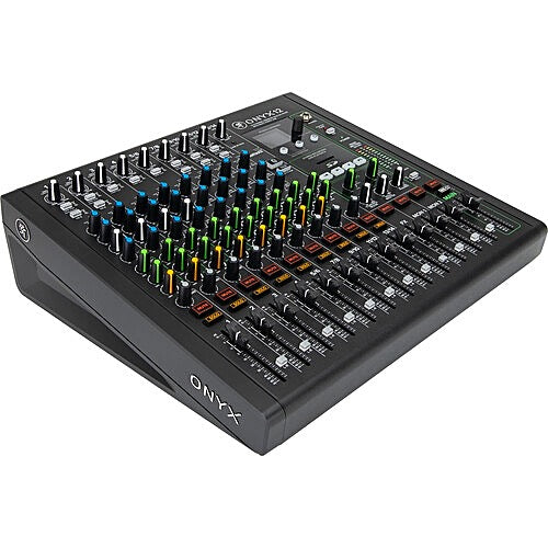🇺🇸 Mackie Onyx 12 Premium Analog Mixer with Multi-Track USB recording.