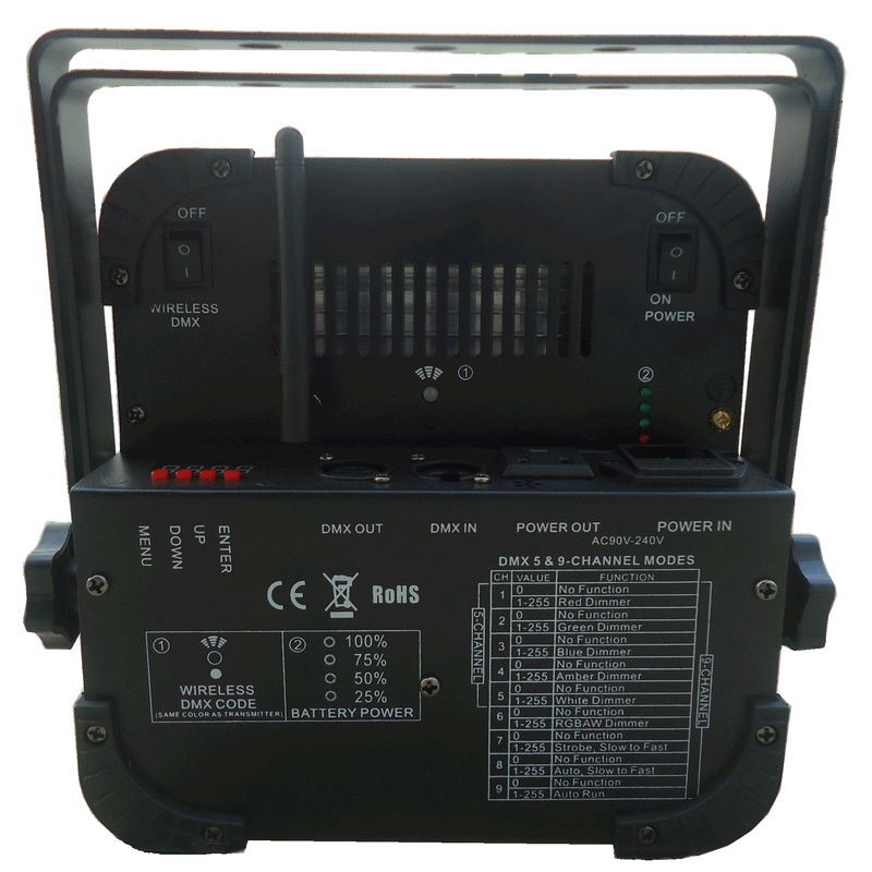 🇨🇦 LC-Group LCG-LED Wifi 5C V2 Battery 9x15 watts RGBAW
