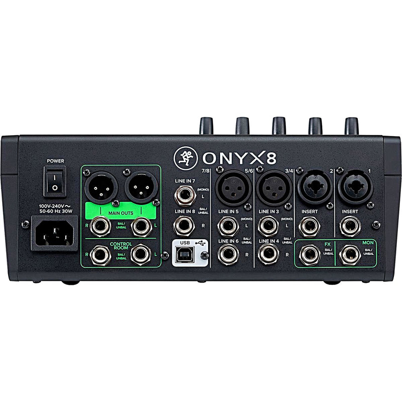 🇺🇸 Mackie Onyx 8 Premium Analog Mixer with Multi-Track USB recording.