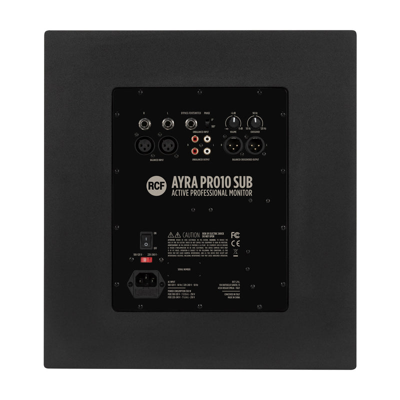 🇮🇹 RCF AYRA PRO 10 SUB Studio & Recording