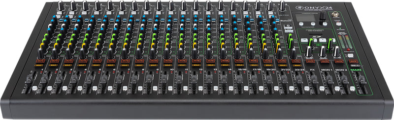 🇺🇸 Mackie Onyx 24 Premium Analog Mixer with Multi-Track USB recording.