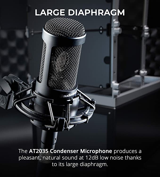 🍁Audio Technica AT2035PK Streaming/Podcasting Pack